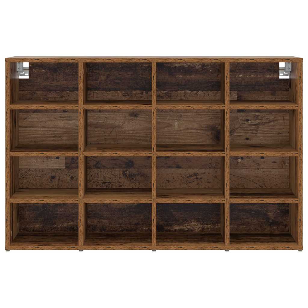 vidaXL Shoe Cabinet Old Wood 103 x 30 x 67 cm Engineered Wood