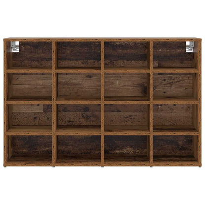 vidaXL Shoe Cabinet Old Wood 103 x 30 x 67 cm Engineered Wood