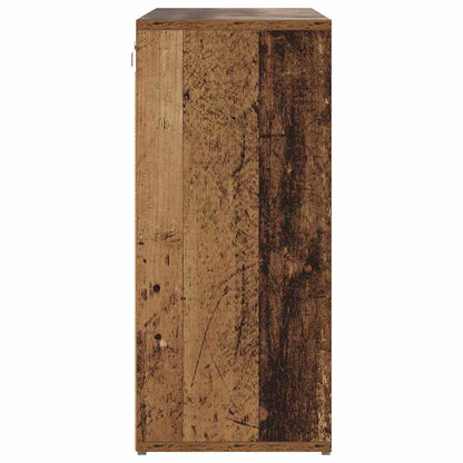 vidaXL Shoe Cabinet Old Wood 103 x 30 x 67 cm Engineered Wood