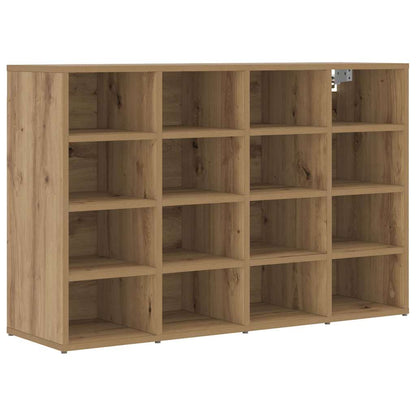 vidaXL Shoe Cabinet 103 x 30 x 67 cm Engineered Wood Artisan Oak