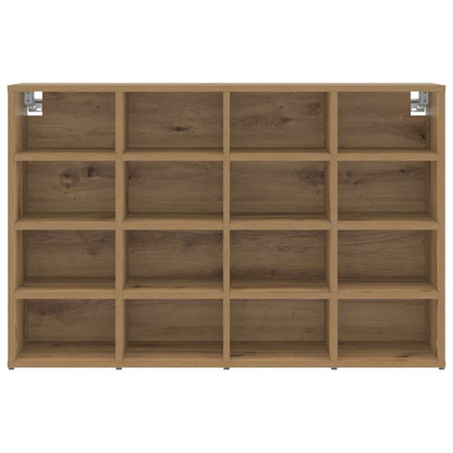 vidaXL Shoe Cabinet 103 x 30 x 67 cm Engineered Wood Artisan Oak