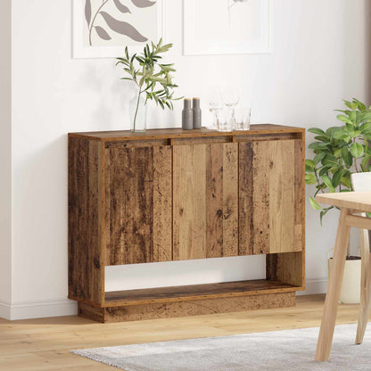 vidaXL Sideboard Old Wood 97 x 29 x 75 cm Engineered Wood