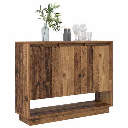 vidaXL Sideboard Old Wood 97 x 29 x 75 cm Engineered Wood