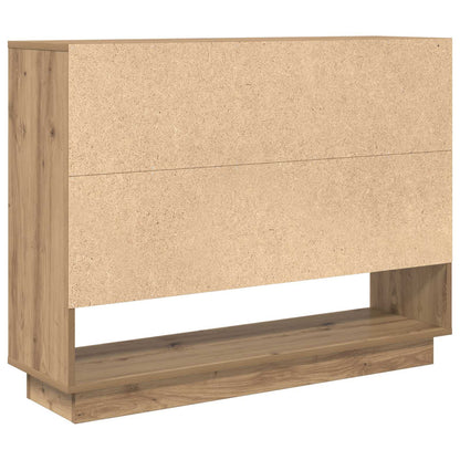 vidaXL Sideboard Artisan Oak 97 x 29 x 75 cm Engineered Wood