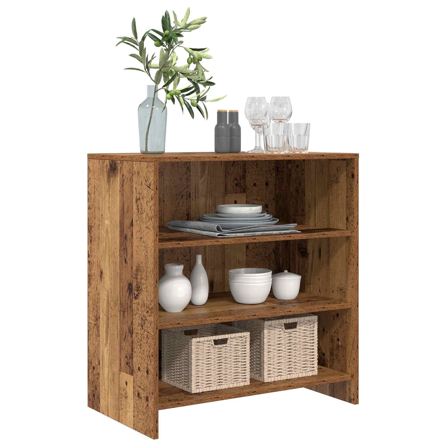 vidaXL Sideboard Brown 70 x 41 x 75 cm Engineered Wood