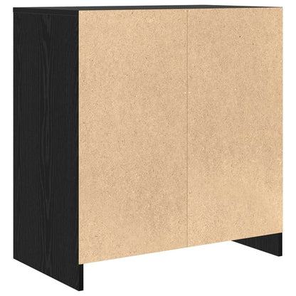 vidaXL Sideboard Black 70 x 41 x 75 cm Engineered Wood