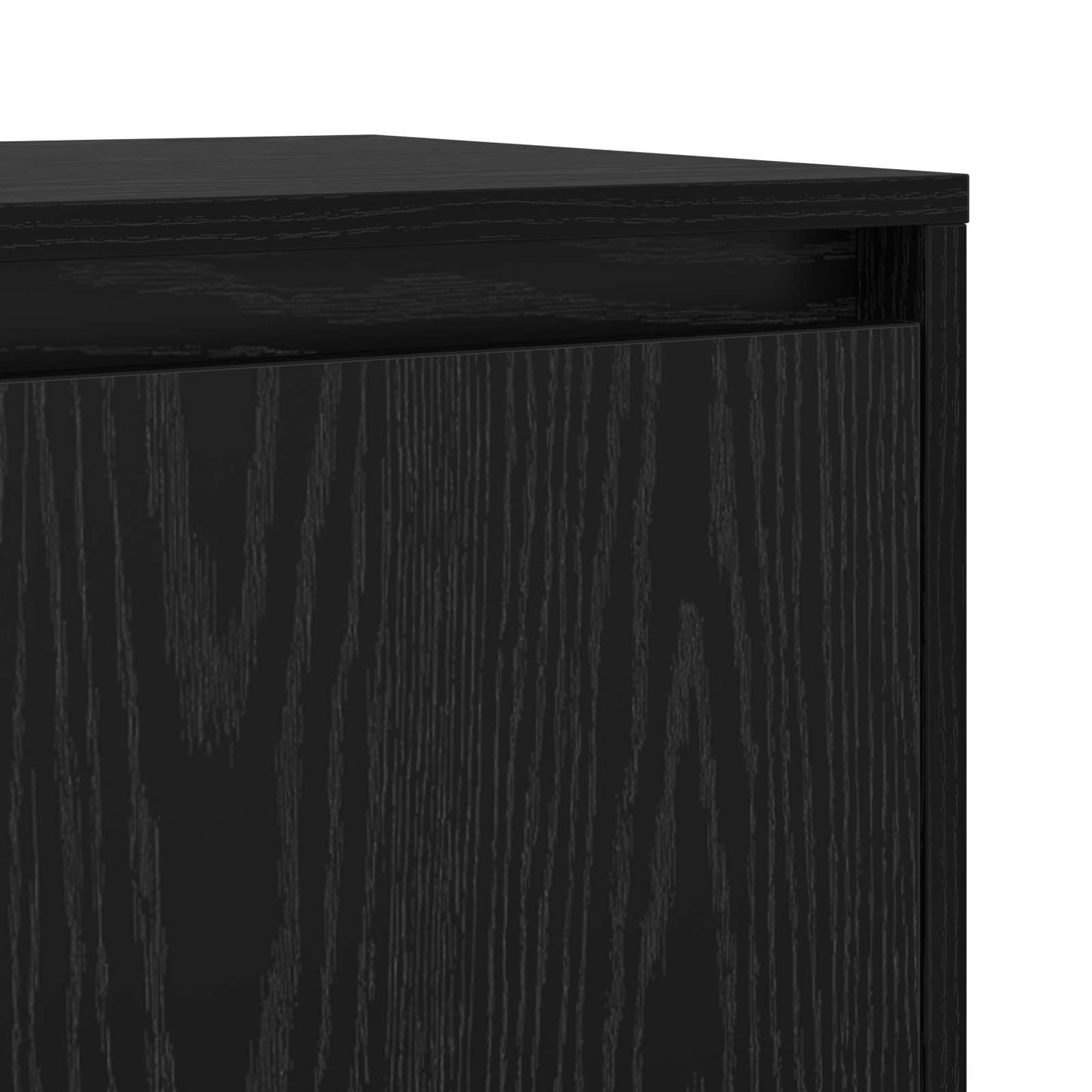 vidaXL Sideboard Black Oak 70 x 41 x 75 cm Engineered Wood