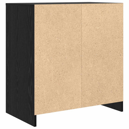 vidaXL Sideboard Black Oak 70 x 41 x 75 cm Engineered Wood