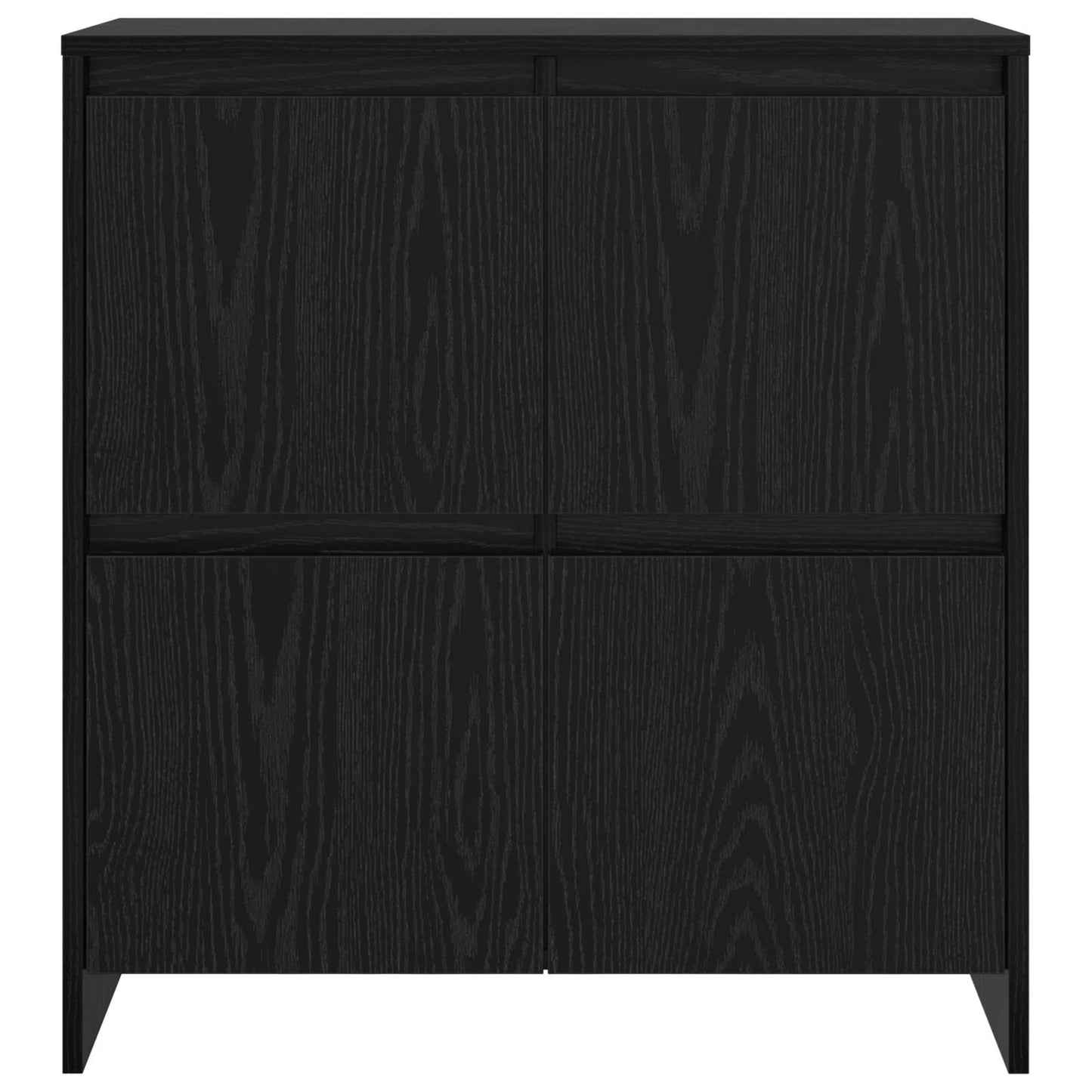 vidaXL Sideboard Black Oak 70 x 41 x 75 cm Engineered Wood