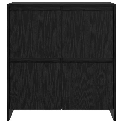 vidaXL Sideboard Black Oak 70 x 41 x 75 cm Engineered Wood