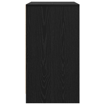 vidaXL Sideboard Black Oak 70 x 41 x 75 cm Engineered Wood