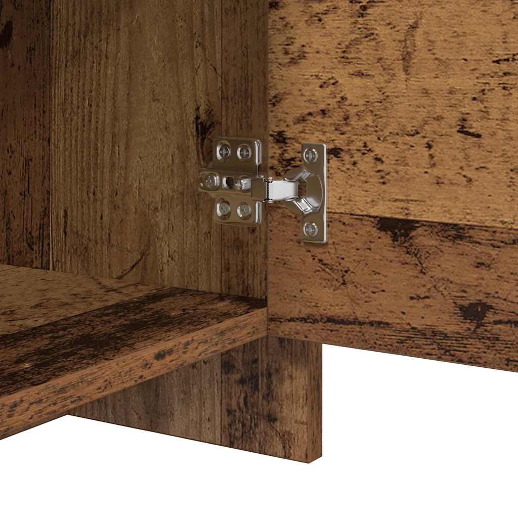 vidaXL TV Cabinet Set Old Wood 90 x 35 x 40 cm Engineered Wood