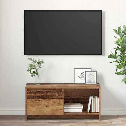 vidaXL TV Cabinet Set Old Wood 90 x 35 x 40 cm Engineered Wood