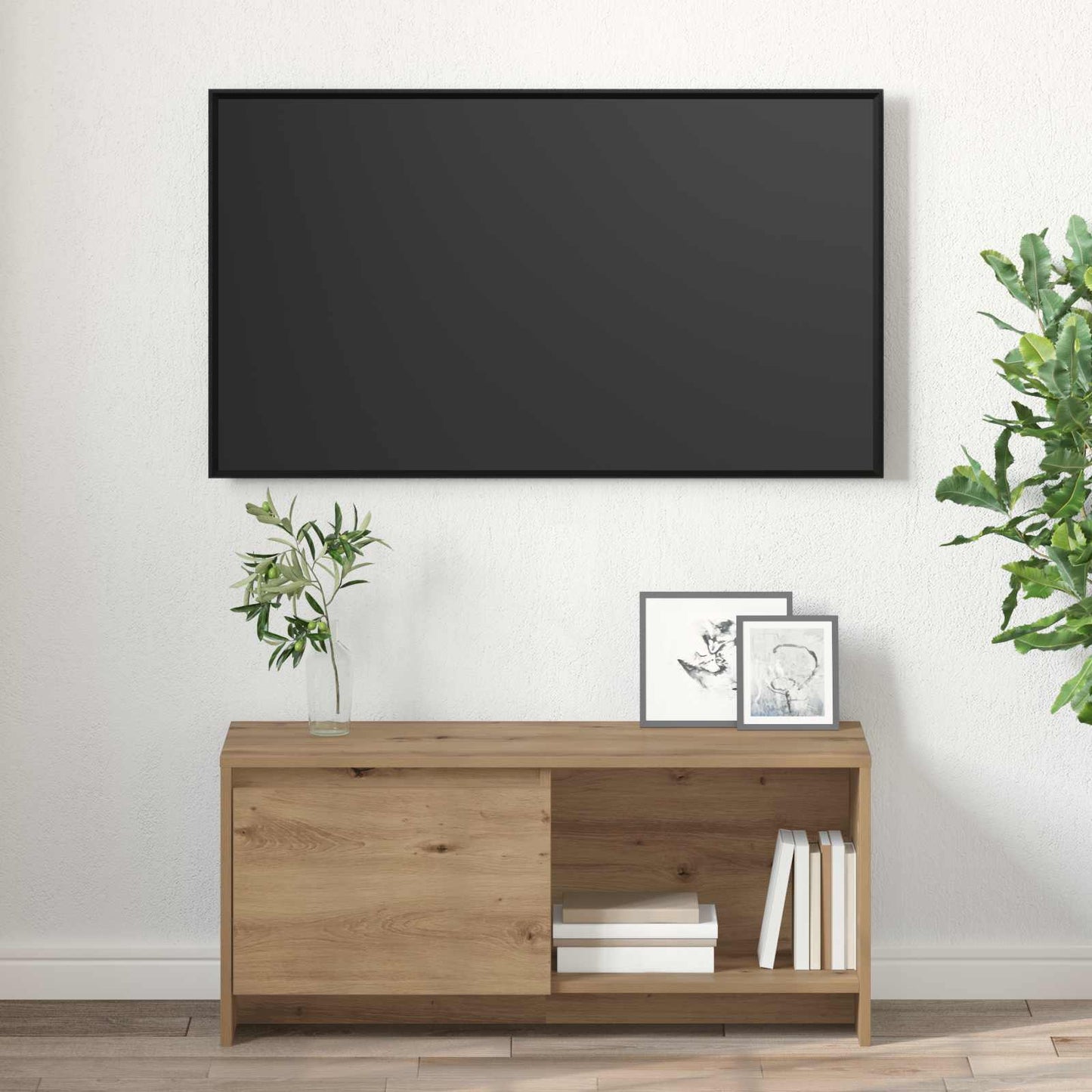 vidaXL TV Cabinet Set 90 x 35 x 40 cm Artisan Oak Engineered Wood