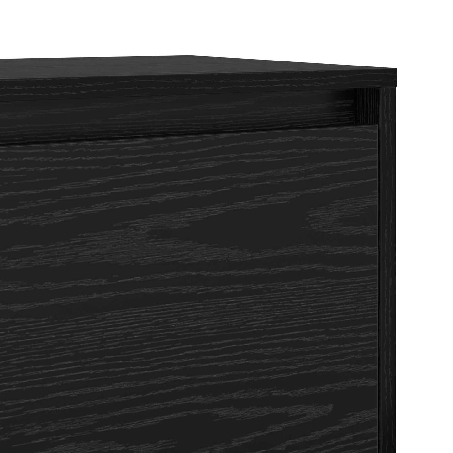 vidaXL TV Cabinet Set Black Oak 90 x 35 x 40 cm Engineered Wood
