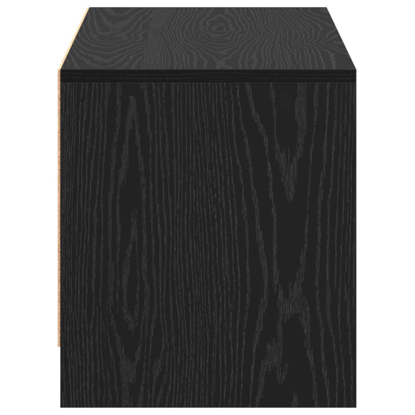 vidaXL TV Cabinet Set Black Oak 90 x 35 x 40 cm Engineered Wood