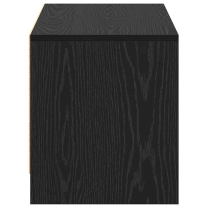 vidaXL TV Cabinet Set Black Oak 90 x 35 x 40 cm Engineered Wood