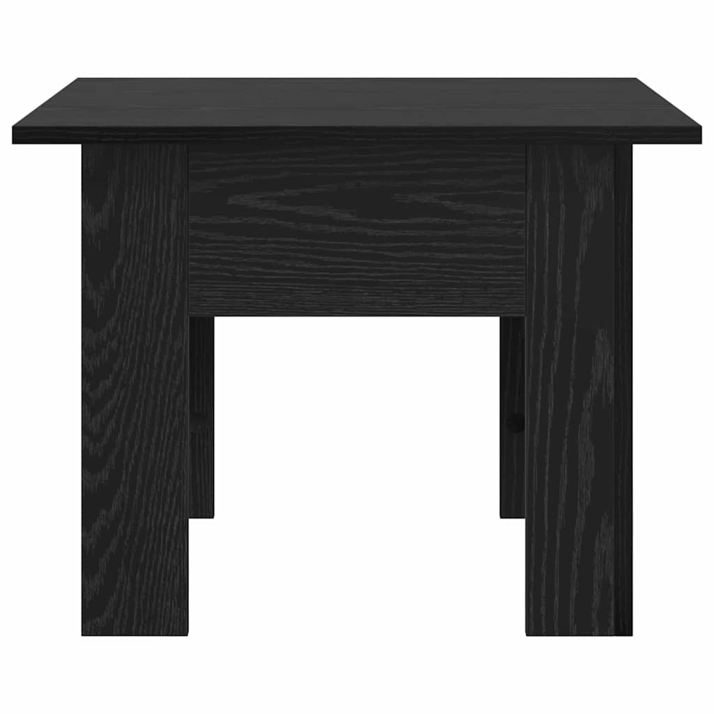 vidaXL Coffee Table Black Oak 55 x 55 x 42 cm Engineered Wood