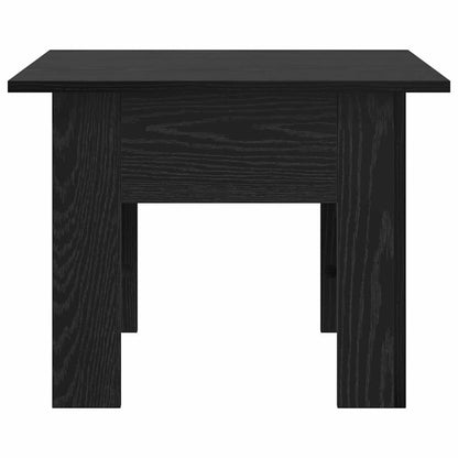 vidaXL Coffee Table Black Oak 55 x 55 x 42 cm Engineered Wood