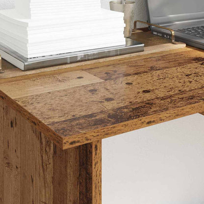 vidaXL Desk with Drawer Old Wood 100 x 50 x 76 cm Engineered Wood