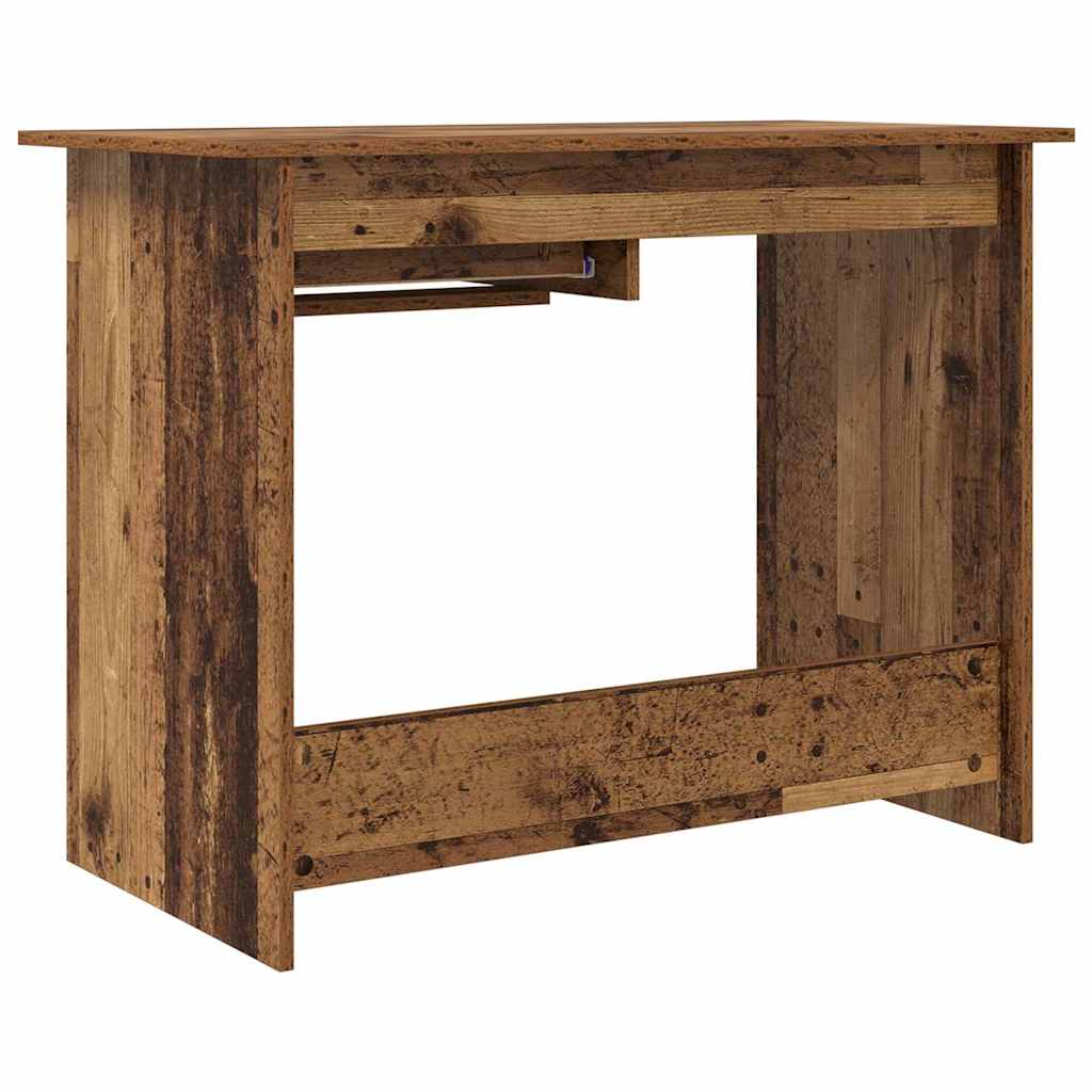 vidaXL Desk with Drawer Old Wood 100 x 50 x 76 cm Engineered Wood