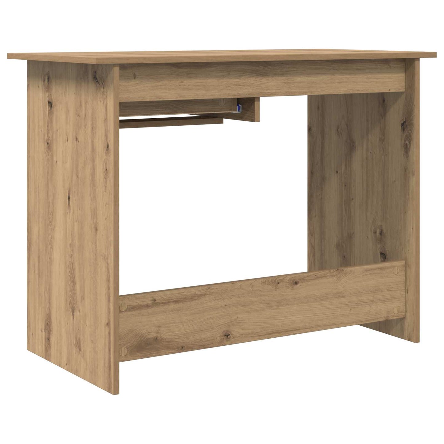 vidaXL Desk with Drawer Artisan Oak 100 x 50 x 76 cm Engineered Wood
