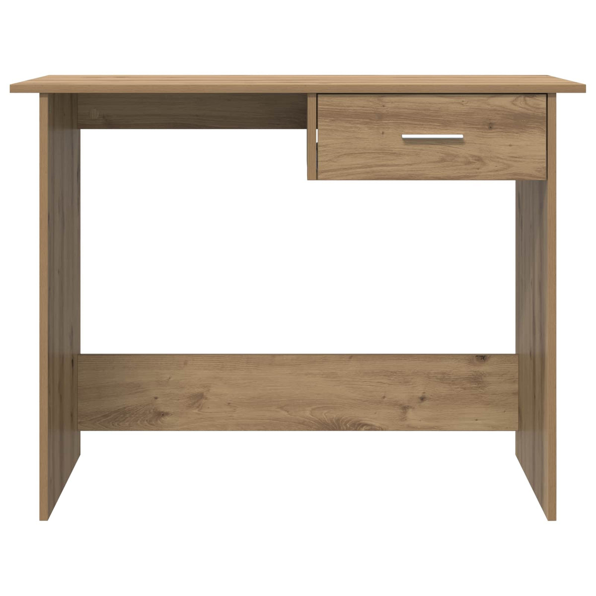vidaXL Desk Artisan Oak 100 x 50 x 76 cm Engineered Wood