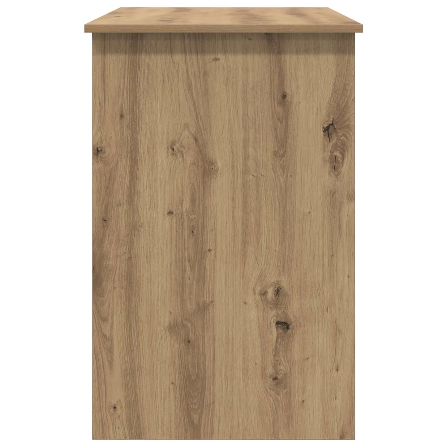 vidaXL Desk with Drawer Artisan Oak 100 x 50 x 76 cm Engineered Wood