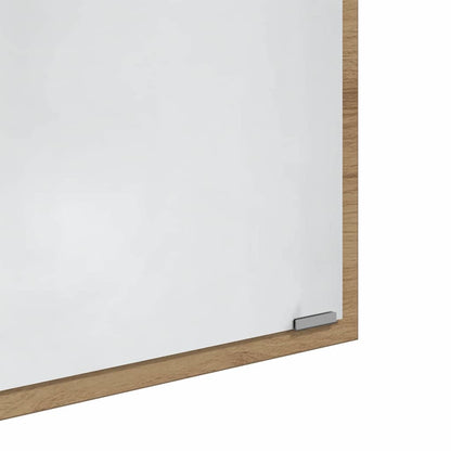 vidaXL Mirror Artisan Oak 90 x 8.5 x 37 cm Engineered Wood