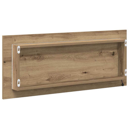 vidaXL Mirror Artisan Oak 90 x 8.5 x 37 cm Engineered Wood