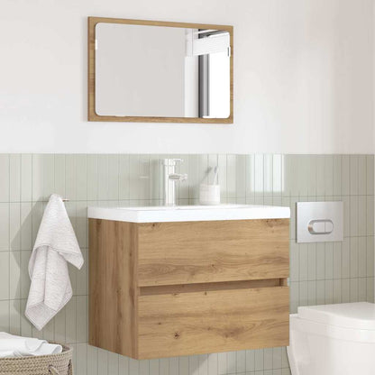 vidaXL Bathroom Furniture Set with Drawer 2 pcs Artisan Oak