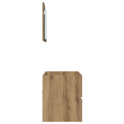 vidaXL Bathroom Furniture Set with Drawer 2 pcs Artisan Oak
