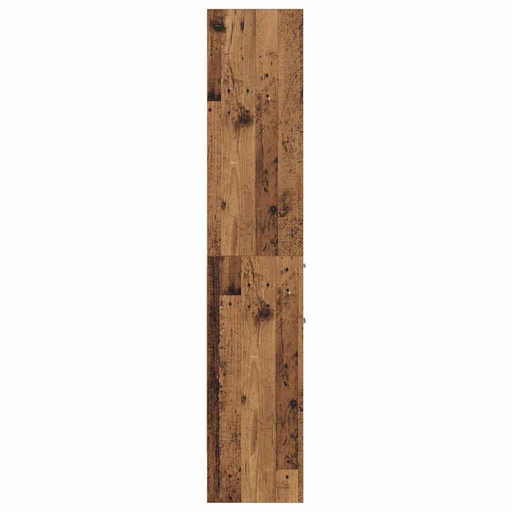 vidaXL Book Cabinet Old wood 40 x 35 x 180 cm Engineered wood