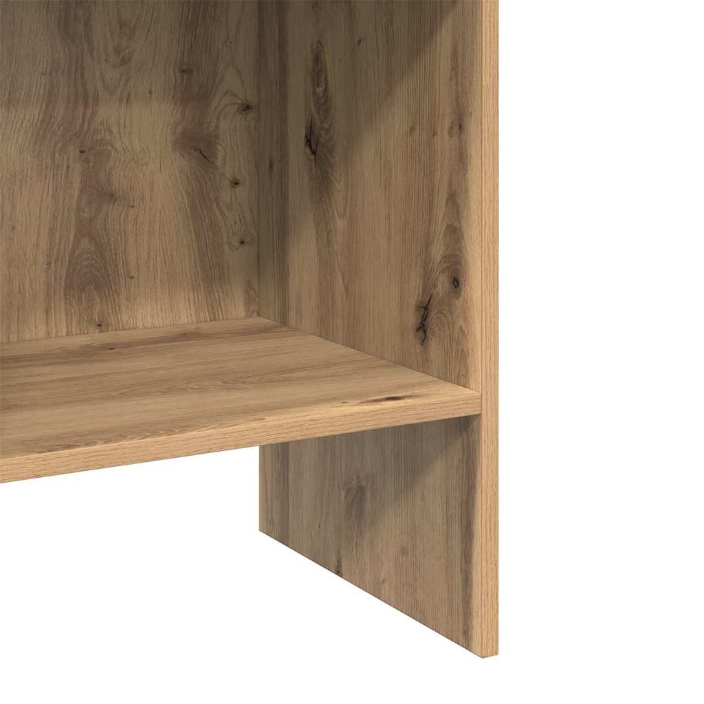 vidaXL Book Cabinet 2-Tier 40 x 35 x 180 cm Engineered wood