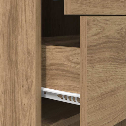 vidaXL Book Cabinet 2-Tier 40 x 35 x 180 cm Engineered wood