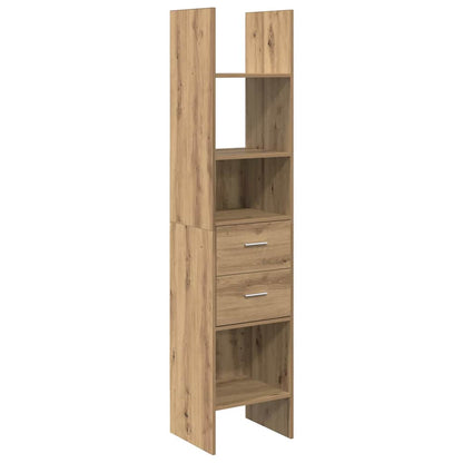 vidaXL Book Cabinet 2-Tier 40 x 35 x 180 cm Engineered wood