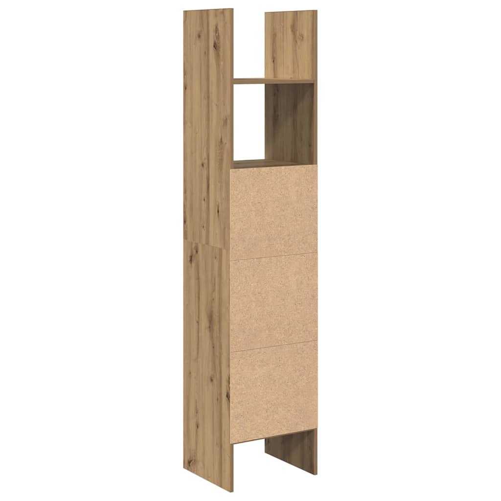 vidaXL Book Cabinet 2-Tier 40 x 35 x 180 cm Engineered wood