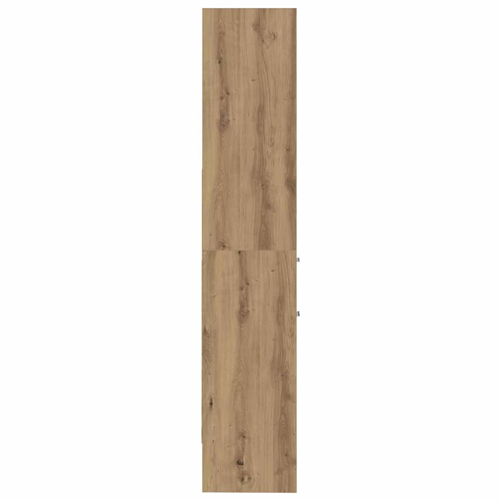 vidaXL Book Cabinet 2-Tier 40 x 35 x 180 cm Engineered wood