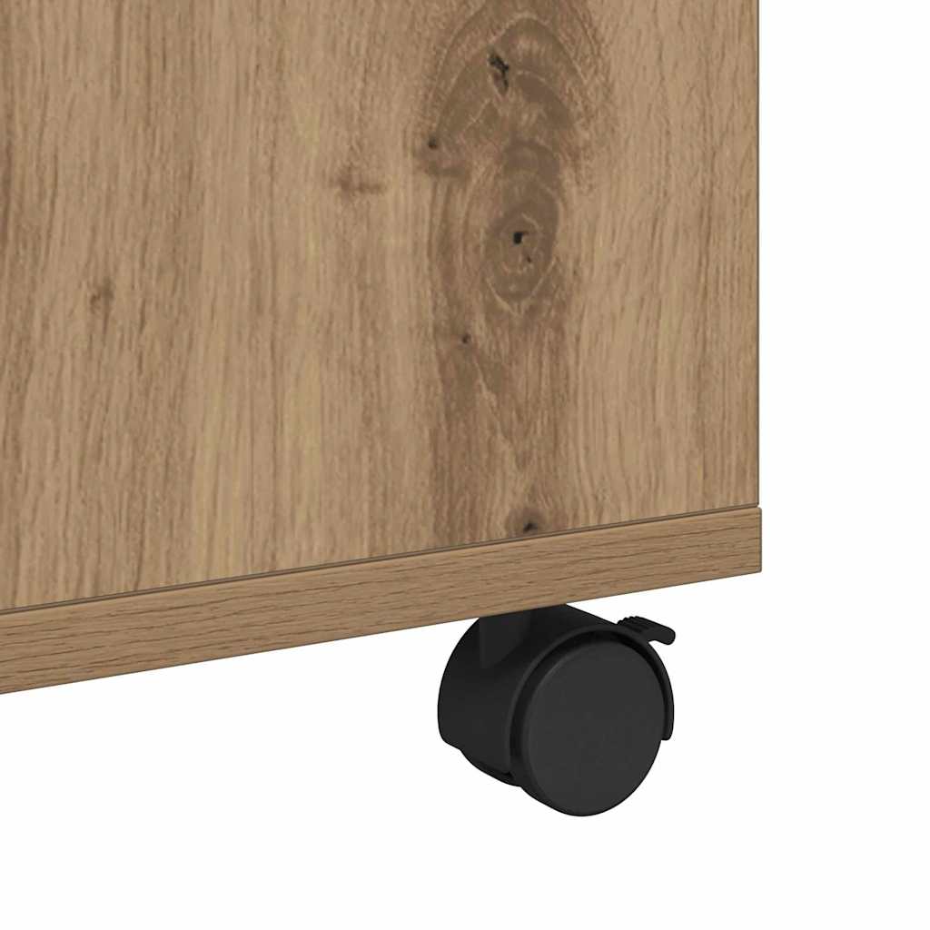 vidaXL Coffee Table Artisan Oak 75 x 75 x 38 cm Engineered Wood