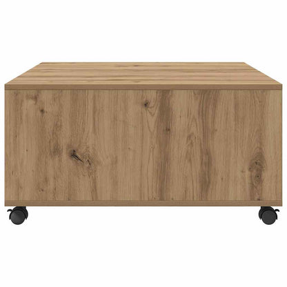 vidaXL Coffee Table Artisan Oak 75 x 75 x 38 cm Engineered Wood