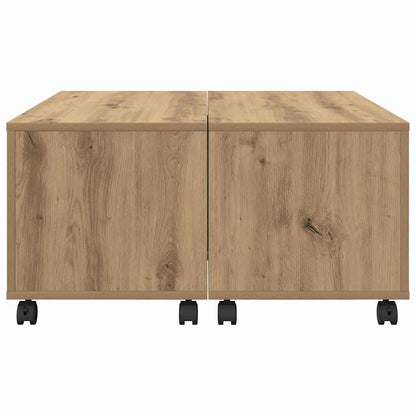 vidaXL Coffee Table Artisan Oak 75 x 75 x 38 cm Engineered Wood