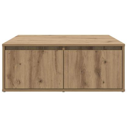 vidaXL Coffee Table Artisan oak 80 x 80 x 31 cm Engineered wood