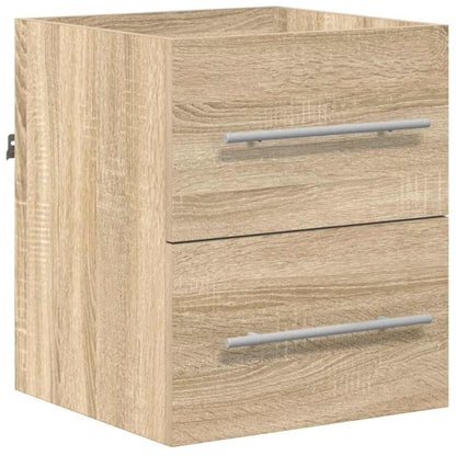 vidaXL Bathroom Furniture Set with Drawer Brown 41 x 38.5 x 48 cm