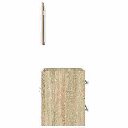 vidaXL Bathroom Furniture Set with Drawer Brown 41 x 38.5 x 48 cm