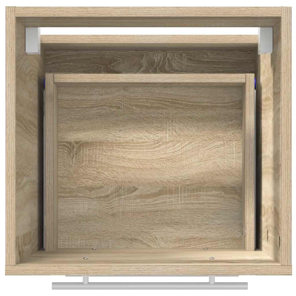 vidaXL Bathroom Furniture Set with Drawer Brown 41 x 38.5 x 48 cm