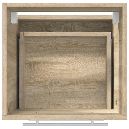 vidaXL Bathroom Furniture Set with Drawer Brown 41 x 38.5 x 48 cm