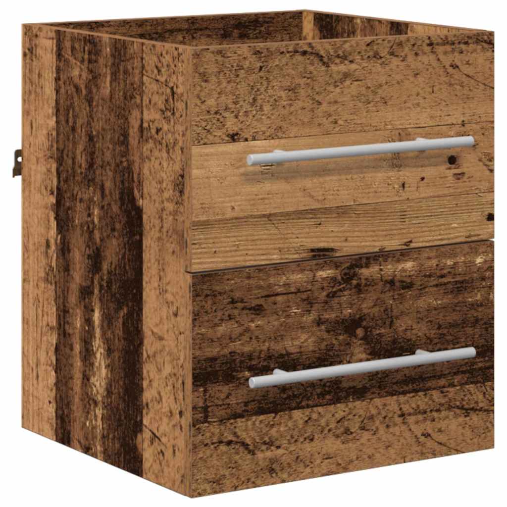 vidaXL Bathroom Furniture Set with Drawer Brown 41 x 38.5 x 48 cm