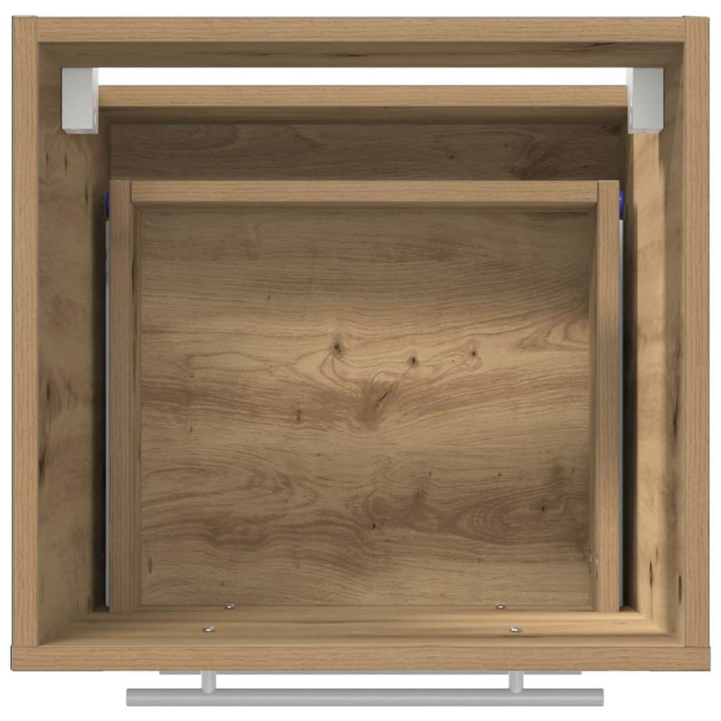 vidaXL Bathroom Furniture Set with Drawer Brown 41 x 38.5 x 48 cm