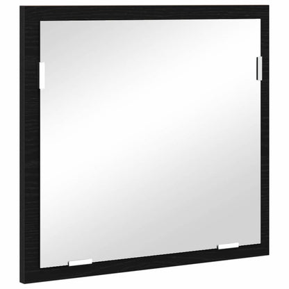 vidaXL Bathroom Furniture Set with Drawer Black 41 x 38.5 x 48 cm