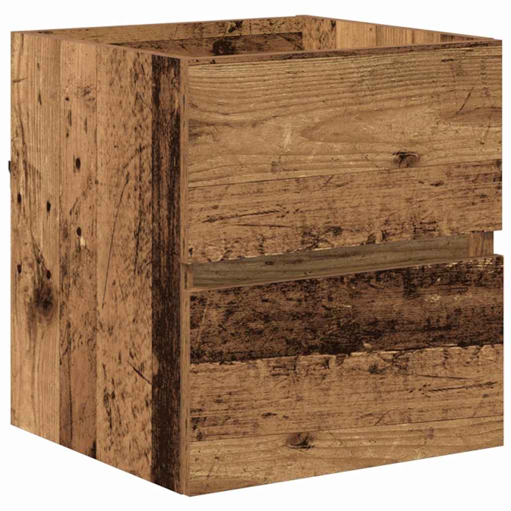 vidaXL Bathroom Cabinet Old Wood 41 x 38.5 x 45 cm Engineered Wood